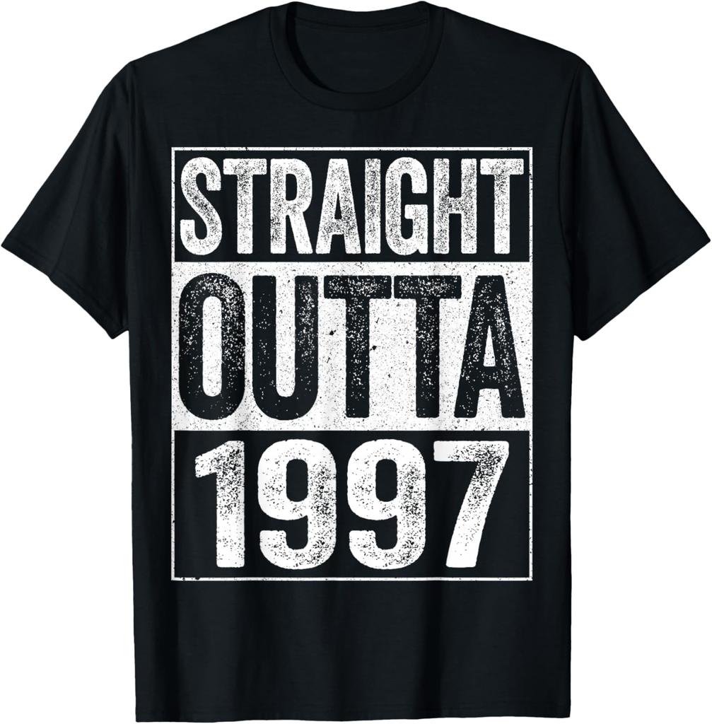 Classic 1997 Varsity Vintage College Style 27th Birthday TShirt Unisex Summer Streetwear Tops Short Sleeve Tee Graphic T Shirts