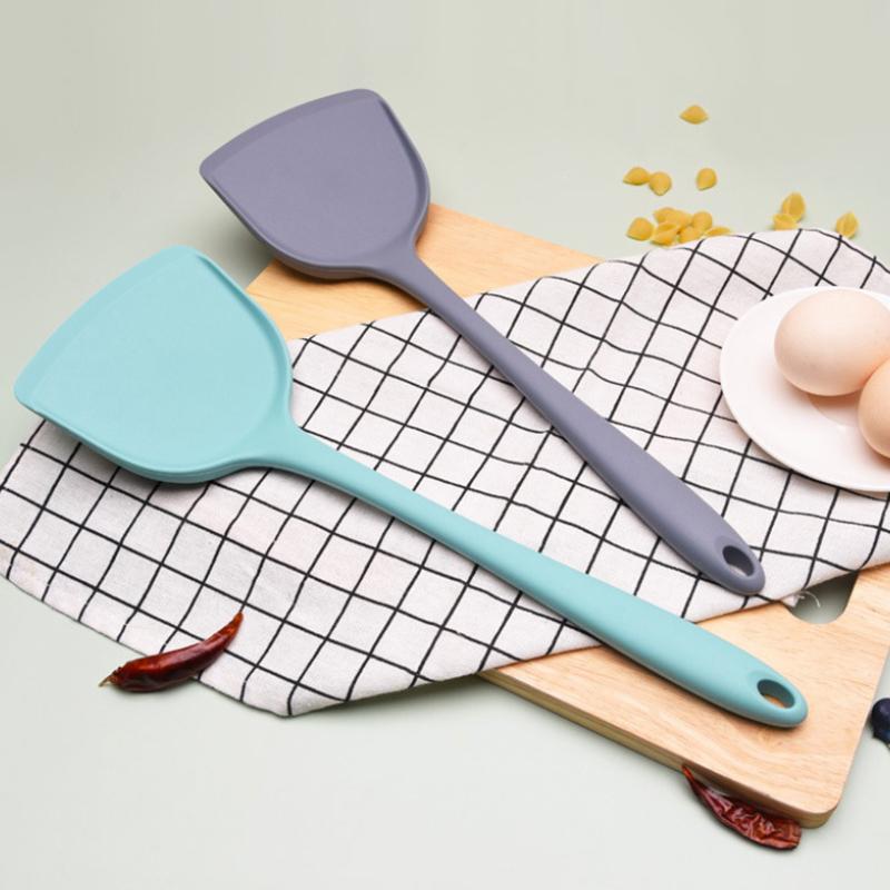 Non-Stick Pan Spatula, Kitchen-Specific Silicone Spatula, Silicone Cookware, Cooking Ladle, Food-Grade Silicone Spatula