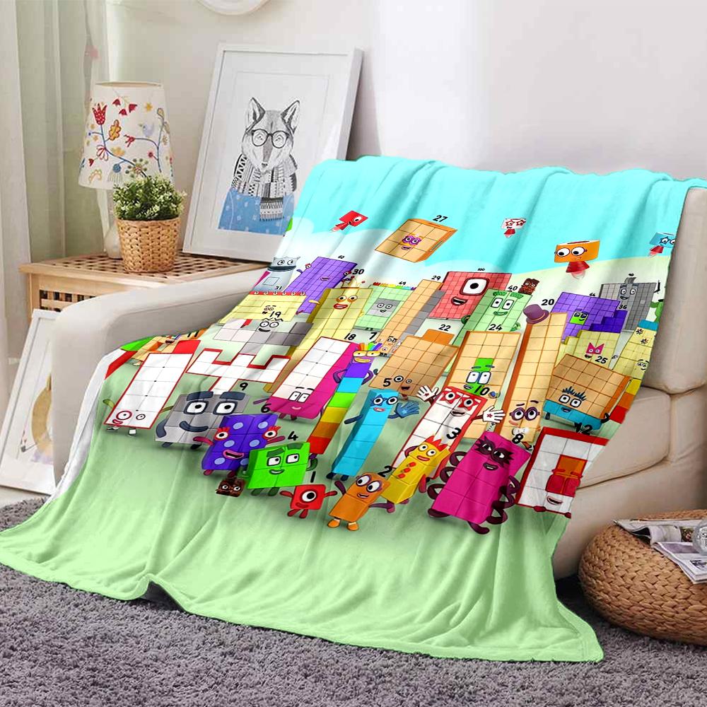 1Pc Colorful Cityscape Blanket For Couch Bed Plush Cozy Fuzzy Blanket Super Soft Warm Blankets For Fall And Winter 0918152