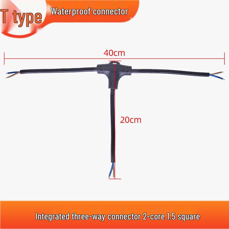 T-Type Waterproof Aviation Plug Connector: 2, 3, or 4-Core Quick Connect Extension, Male & Female, Customizable