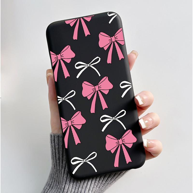 For Nokia 105 106 2G 2023 Case Cute Heart Rabbit Black Soft TPU Silicone Phone Cover For Nokia105 Nokia106 2G 2023 Bumper Coque