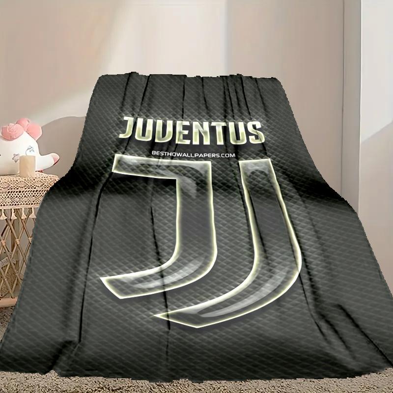 Juventus Football Club Blanket Lightweight Print Throw Blanket For Couch, Bed, Car, A Heartfelt Gift for Your Family and Friends