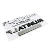 ACY1  ABS Car Body Side Letter Sticker for Nissan PLATINUM VVEL DIG Emblem Auto Rear Trunk Badge Exterior Accessories