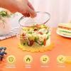 1.6L Cooking Pot Binaural Handle Noodles Bowl Multifunctional Soup Pot  Microwave Oven