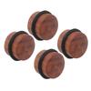 4PCS Zylindrischen Tür Stopper Verhindern Stille Punch Kostenloser Massivholz Boden Tür Stopper mit Bl
