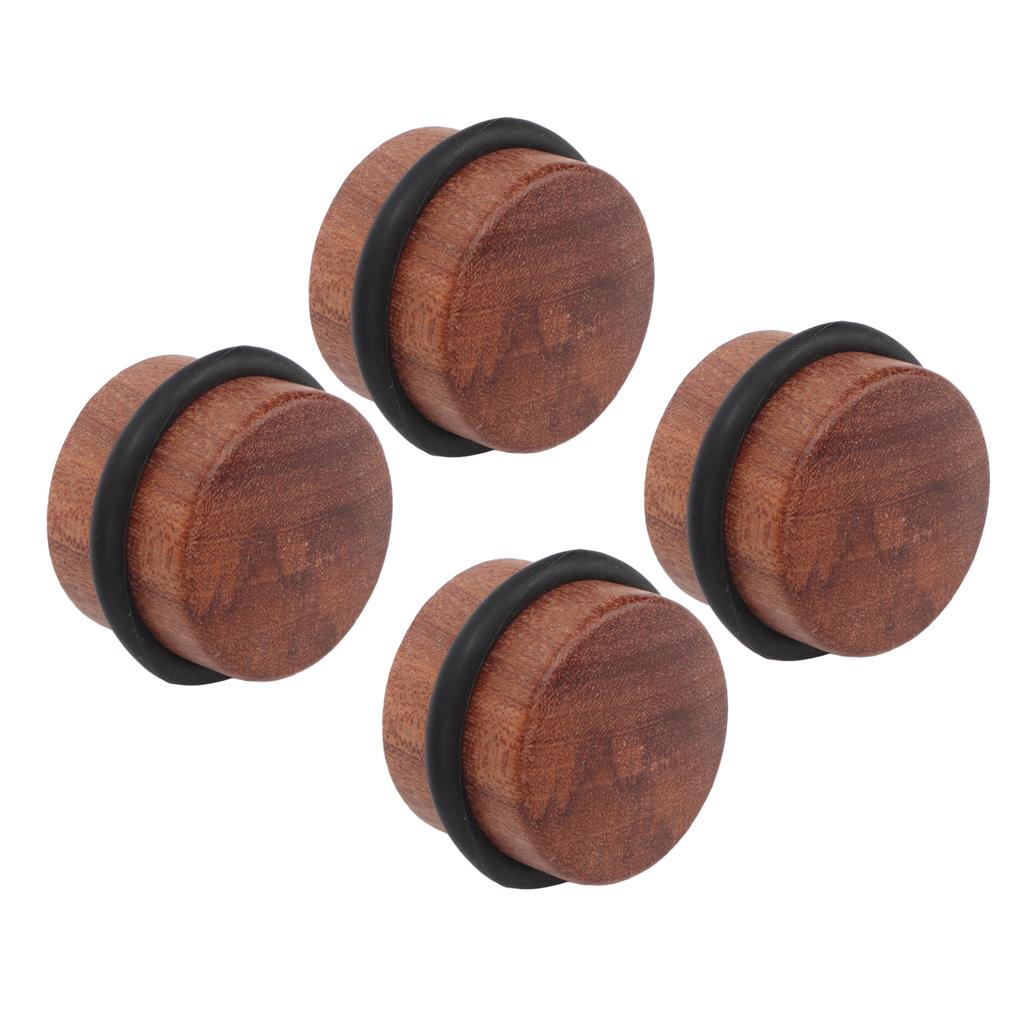 4PCS Cylindrical Door Stopper Prevent Silent Punch Free Solid Wood Floor Door Stopper with Bl