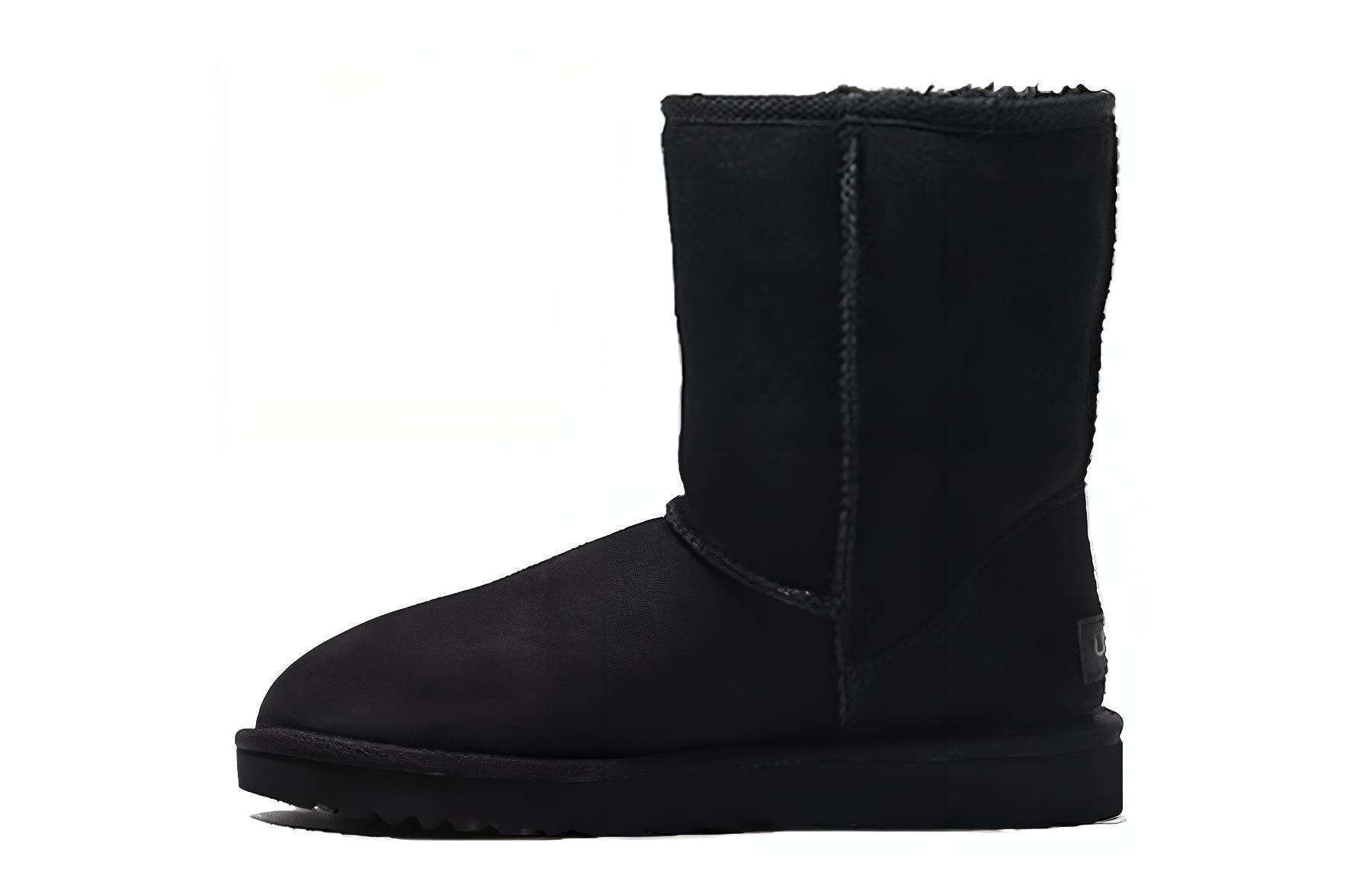 UGG Classic Short Ii Fleece Lined Black Women s 1016223-BLK 38