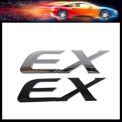 3D Premium EX E X pour Japonais SUV Voiture Tout-Terrain Capot Moteur Aile Coffre Arrière Décalcomanie Emblème Badge Autocollant