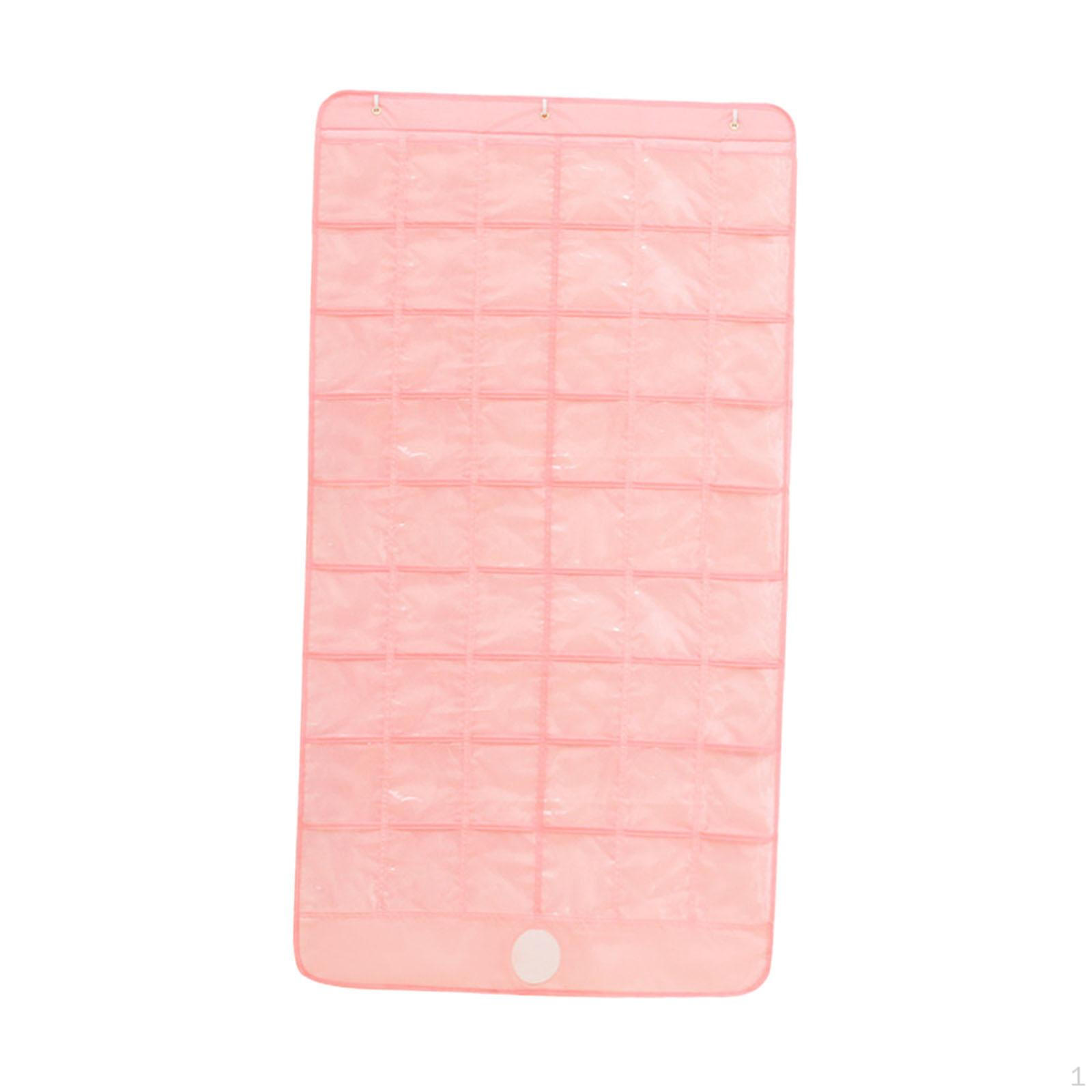 

Карманный органайзер для классных принадлежностей, подвесной, многоцелевой, над дверью, розовый 54 Pockets