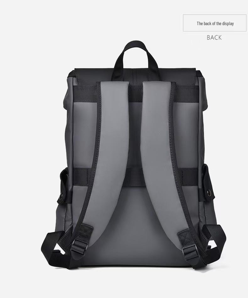 Men's Large Capacity Casual School & Travel Backpack with Customizable Logo