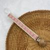 Wooden Dummy Nipple Holder Cute Flower Print Teether Pendant New Baby Pacifier Chain  Baby Use