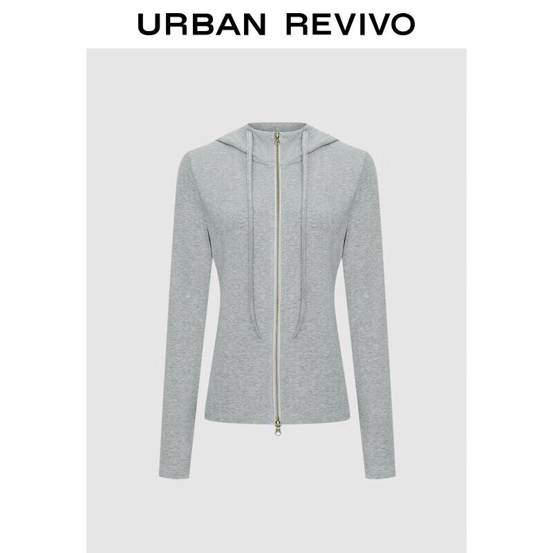 

UR Women s Faux Two-Piece Slim-Fit Hooded Jacket UWJ140046 XS