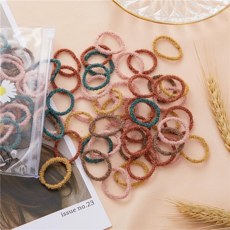 100 Pcs Child and Baby Hair Ties - Elastic, No Damage, High Elasticity Hair Bands for Small Ponytails