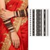 Transferts à l'eau Henné Tatouage Temporaire Faux Autocollant Body Art Doigt Main Jambes Bras