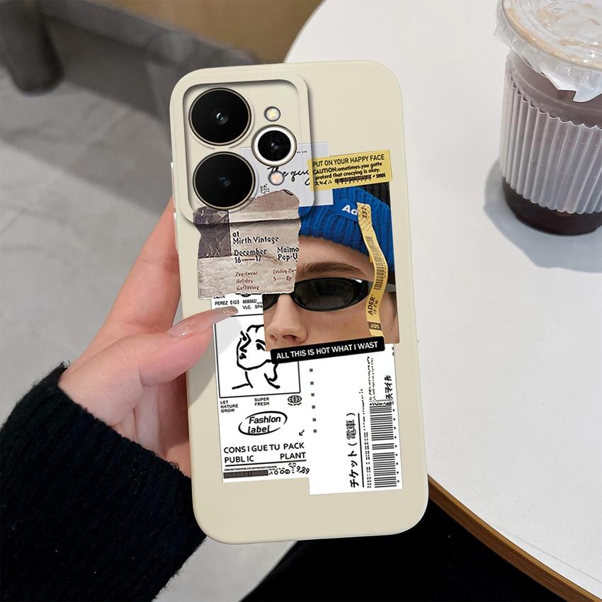 For Realme 15 C73 C33 C35 Note 70 70T 15T 15X C21Y C25Y Shockproof Silicone Phone Case Handsome Boy Girl Patterns Fashion Shell For Realme Back Covers