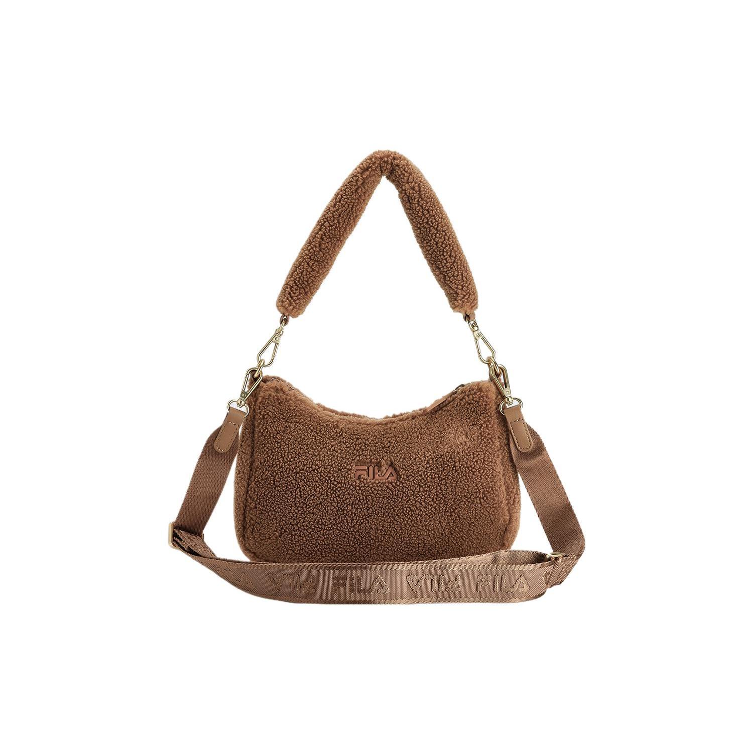 

Новая тканевая сумка через плечо FILA, сумка-тоут, сумка через плечо, сумка кроссбоди, женская, светло-коричневая, F13W349175FBG 24.1*6.1*17.5CM