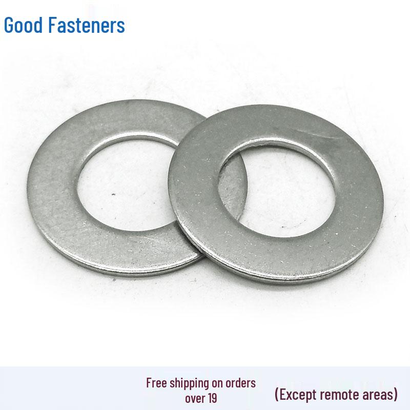 304 Stainless Steel Washer/Gasket, M4-M20 Sizes M3 (50 pieces)
