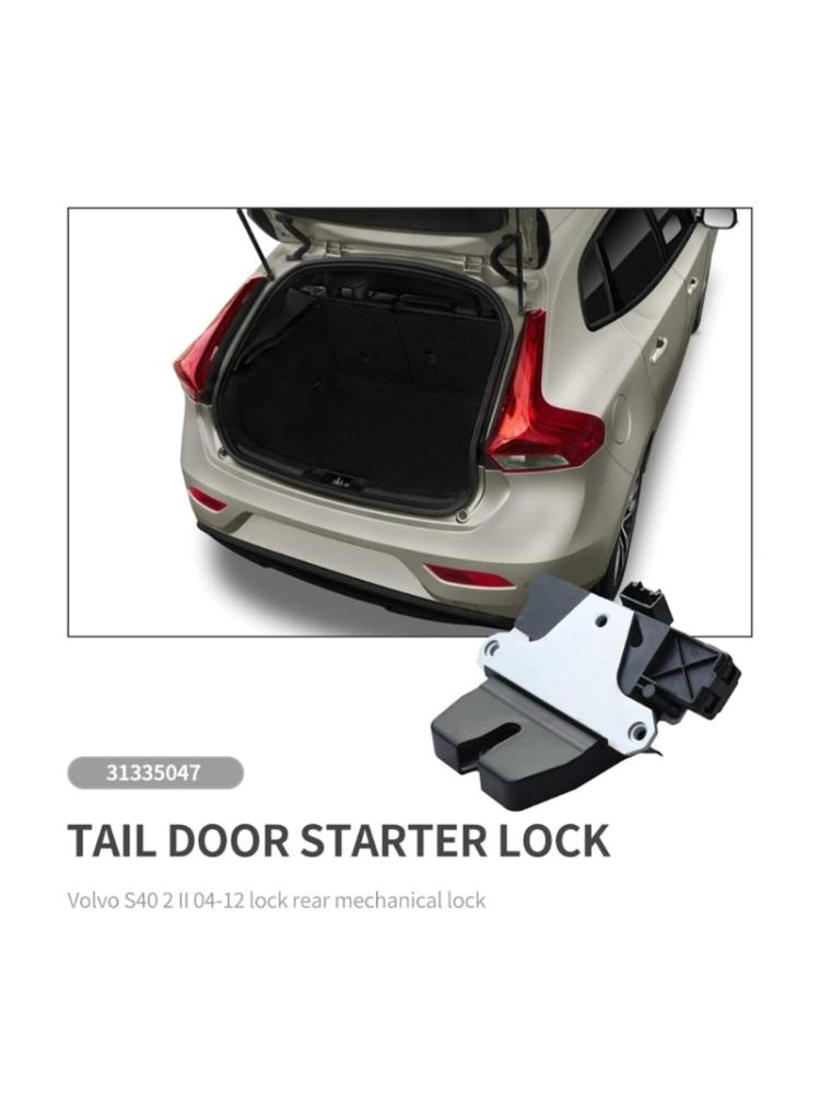 Rear Door Lock Latch Actuator Motor Tailgate Boot Hatchs Trunk Luggage Motor Compatible for S40 V50 1.8 2.0 2.4 31335047