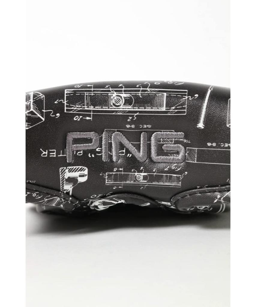 PING HC-P2202 Patent Putter Cover Mallet Type PING 2022 Model Japanese Genuine Product Black