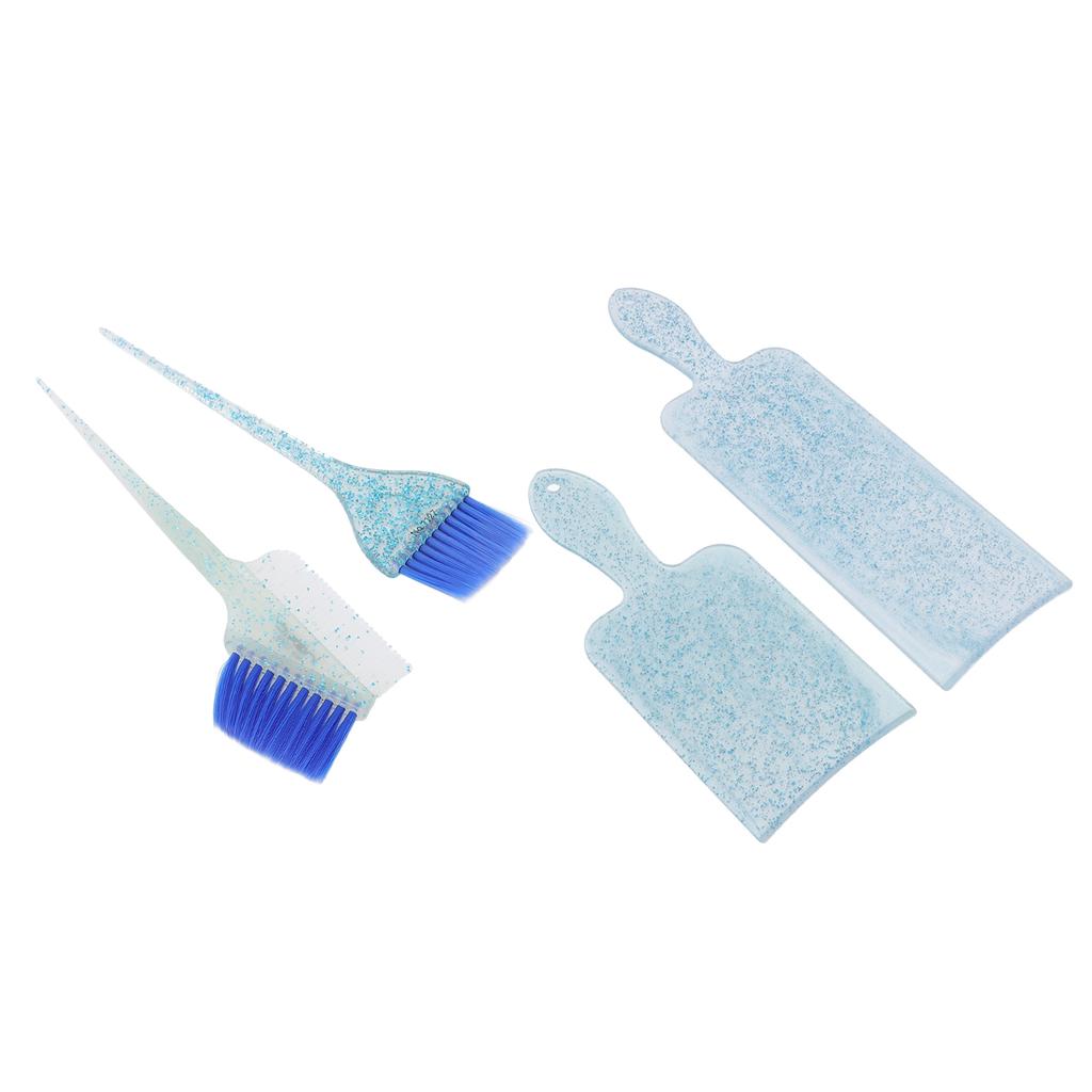 Hair Dye Board Brush Prevent Slip Soft Bristles Portable Exquisite Hair Coloring Kit for Home Salon