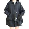Korean Style Retro Casual Loose BF Windbreaker Jacket for Autumn and Winter