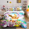Charming creatures under blossoms Bedding sets Duvet covers Pillowcases(1* Duvet Cover 2* Pillowcases without duvet insert)