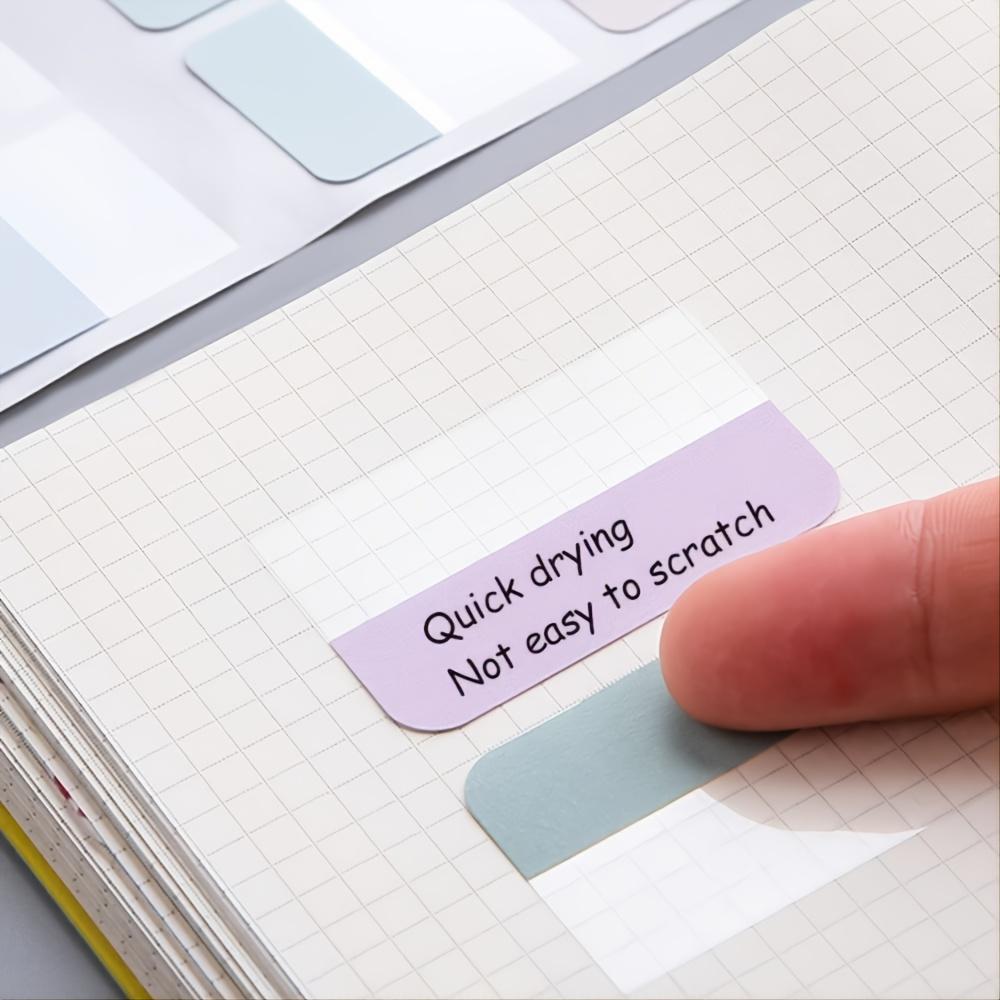 10 Blatt selbstklebende Index-Registerkarten, farbige Buch-Selbstkleberegisterkarten für Notizbücher, Seitenregisterkarten für Notizbücher, Dateiklassifizierung