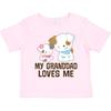 Inktastic My Granddad Loves Me Granddaughter Girls Toddler T-Shirt Grandkids New