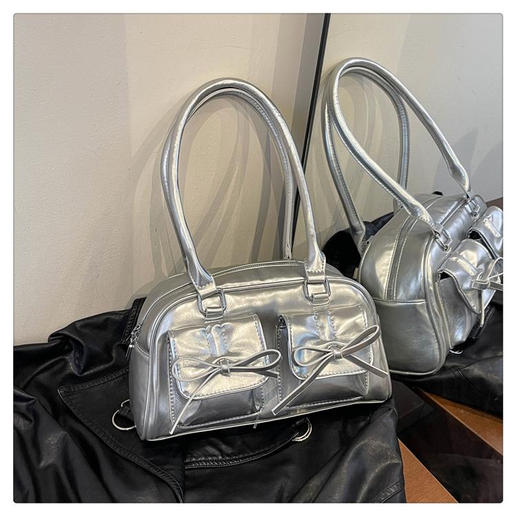PU Reißverschluss Schultertaschen Basic Stil Vielseitig Neue Jugend 2026 Crossbody-Taschen für Damen Hohe Kapazität Nähgarn