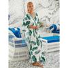 Damen Kleid Bedrucktes Strandkleid Lockeres Übergröße Urlaubs-Bikini-Oberhemd