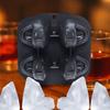 2pcs Food Grade Silicone Ice Cube Tray 3D Ice Cube Maker Durable Sharks Ice Cube Mold  Pub