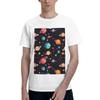Solar System Space Planets Universe Men TShirt Plus Size T Shirts Mens Crew Neck Cotton Tees Short Summer Male