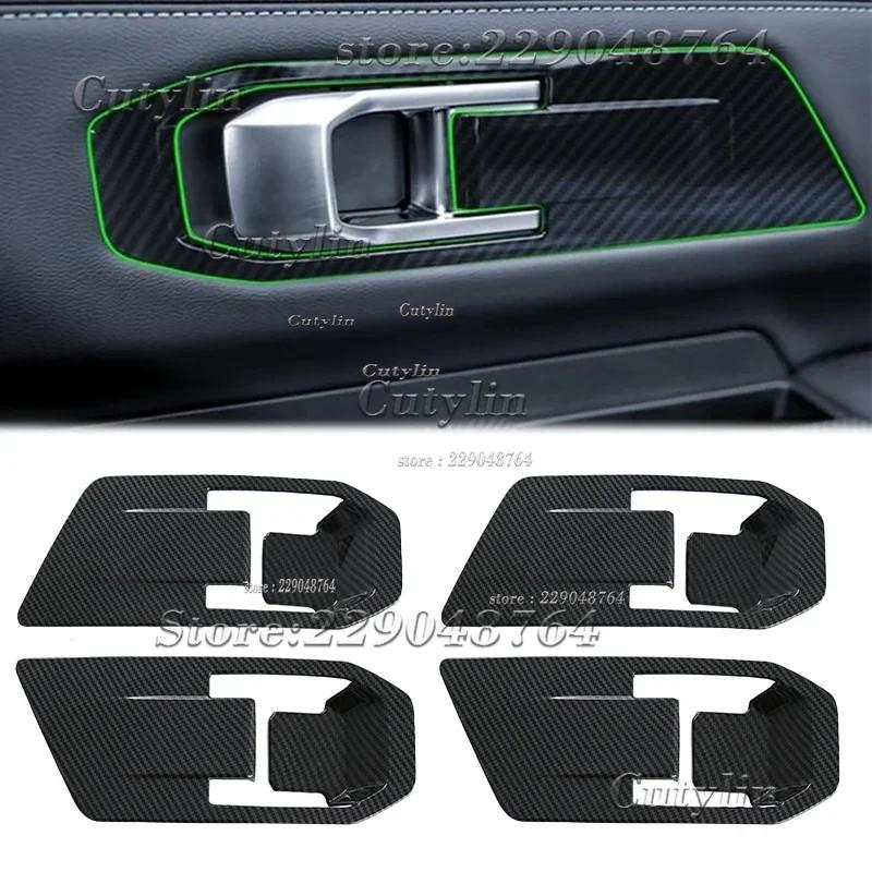LHD RHD For Mitsubishi Triton L200  2024 2025 ABS Carbon Interior Window Switch Lift Cover Sticker Trim car Accessories