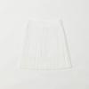 Goxo Midi Skirt Unbalance White