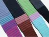Color Block Knee-High Striped Retro Slouch Socks - Embossed, Seamless, and Slimming