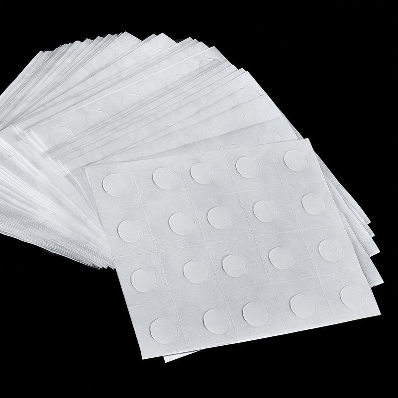 Traceless Super Sticky Transparent Round Glue Dots for Weddings, Birthdays, and Parties