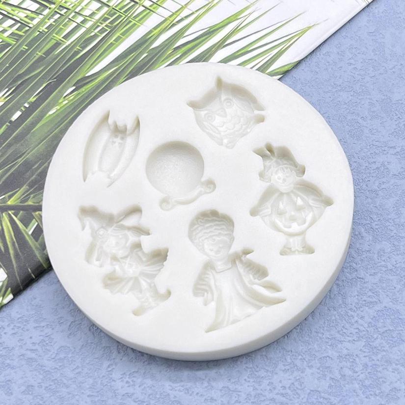 Halloween Ghost Owl Silicone Mold Sugarcraft Chocolate Cupcake Baking Mold Fondant Cake Decorating Tools