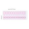 Gel Nail Wraps Solid Color Gel Nails Stickers Semi Cured Nails Polish Wraps Gel Nail Strips DIY Nails Art Decoration