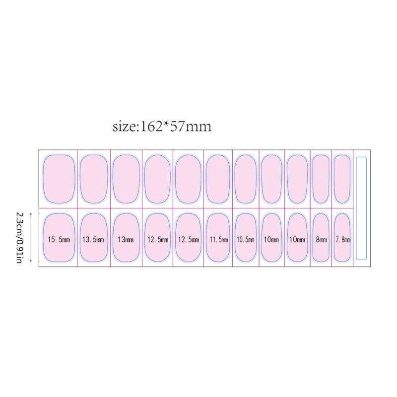 Gel Nail Wraps Solid Color Gel Nails Stickers Semi Cured Nails Polish Wraps Gel Nail Strips DIY Nails Art Decoration