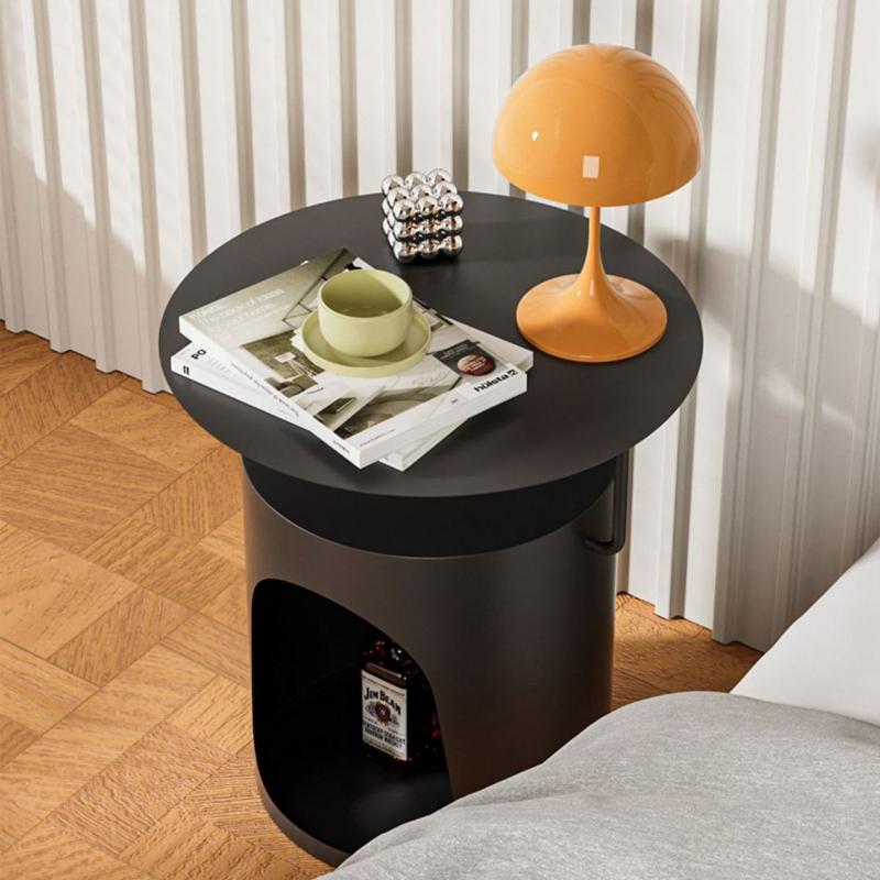 Pets Nightstand Iron Bedside Tables Luxury Aesthetic Night Storage Table Minimalist Multifunction Nightstands Bedroom Furniture