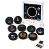 Christmas Magnetic Music Refrigerator Magnet Customized Light Up Rotating Music Player Set Musical Fridge Sticker Decor Gift