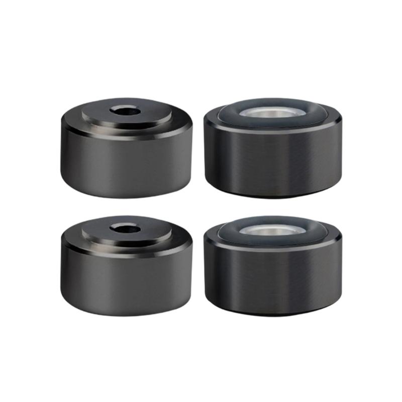 4Pcs Precisions Machined Aluminum Alloy Speaker Vibration Damping Feet for Enhances Sound Quality and Clear Sound Output