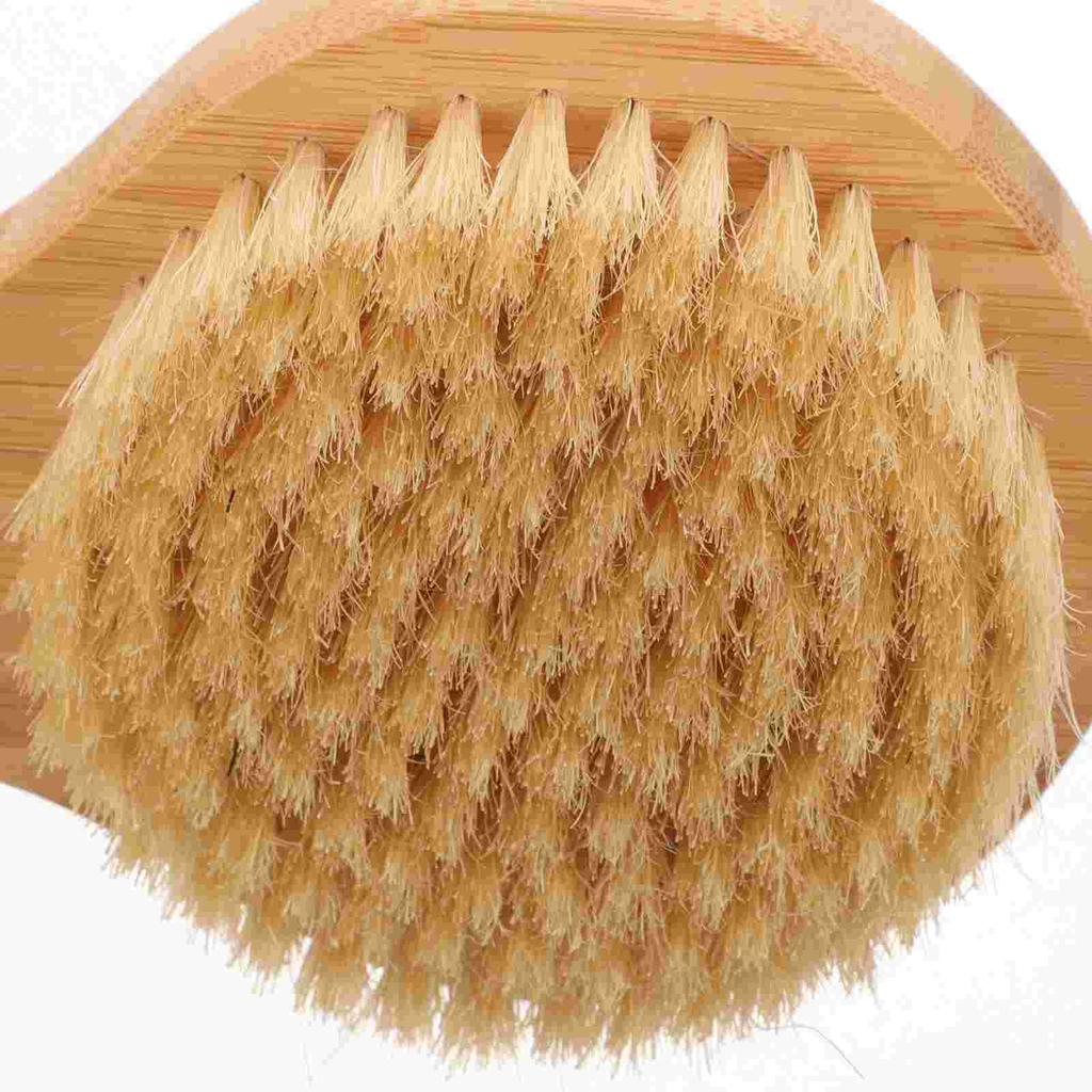 Long Handle Pig Bristle Bath Brush Bamboo Shower Back Scrubber Body Cleaning Tool For Disabled Bath Brushes Sponges