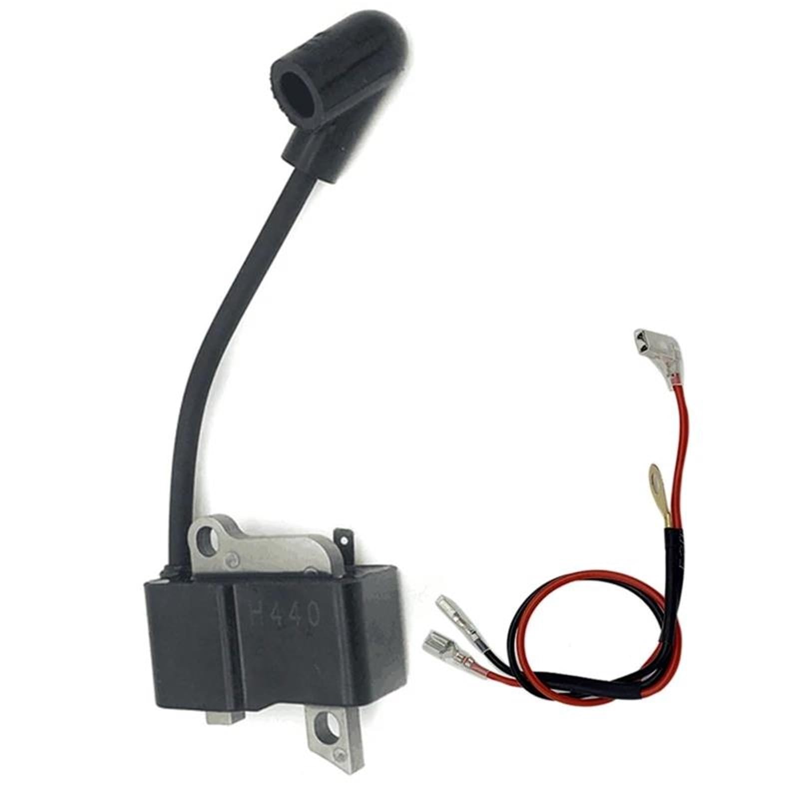 

Replacement ignition coil module for Husqvarna 135, 140, 135E, and 140E chainsaws. Includes Magento wire set.