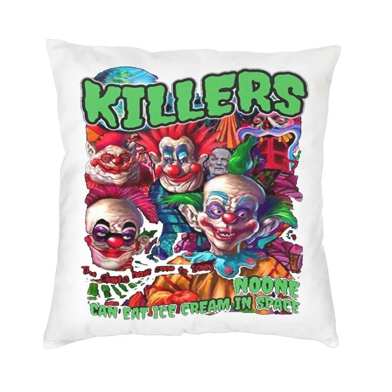 Horrorfilm Killer Clowns aus dem Weltall Kissenbezüge Heimdekoration Kawaii Outdoor Kissen Quadratischer Kissenbezug