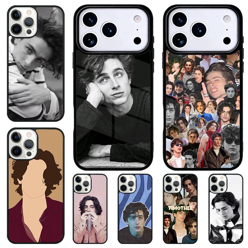 Timothee Chalamet Actor Shockproof Phone Case for iPhone 17 Air 16e 15 11 12 14 13 Pro Max Cover Coque