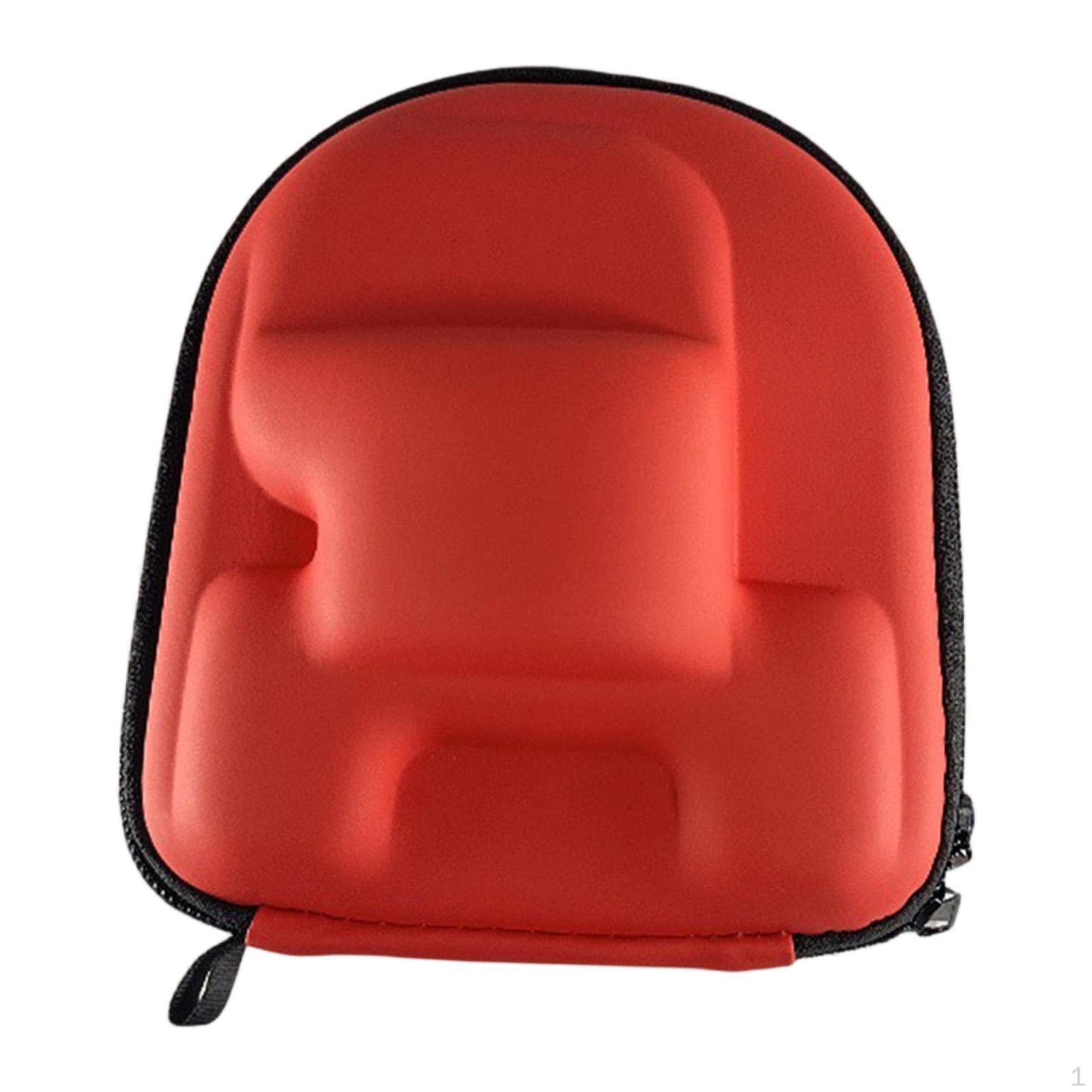 

Fishing Reel Bag Case Portable Men Women Tackle Storage Holder Red Left