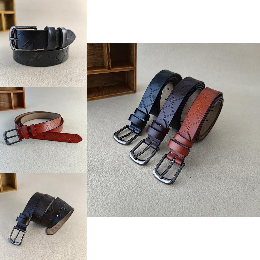 Fashionable Genuine Leather Belt For Women With Simple Pin Closure Designed For Versatile Styling