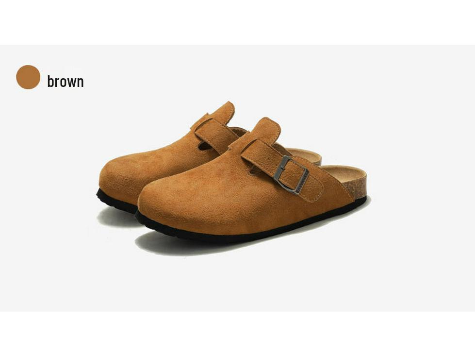 RUIZUSTOCK Sandale Unisex cu Vârf din Plută - Îmbrăcăminte de Plajă Toamnă/Iarnă