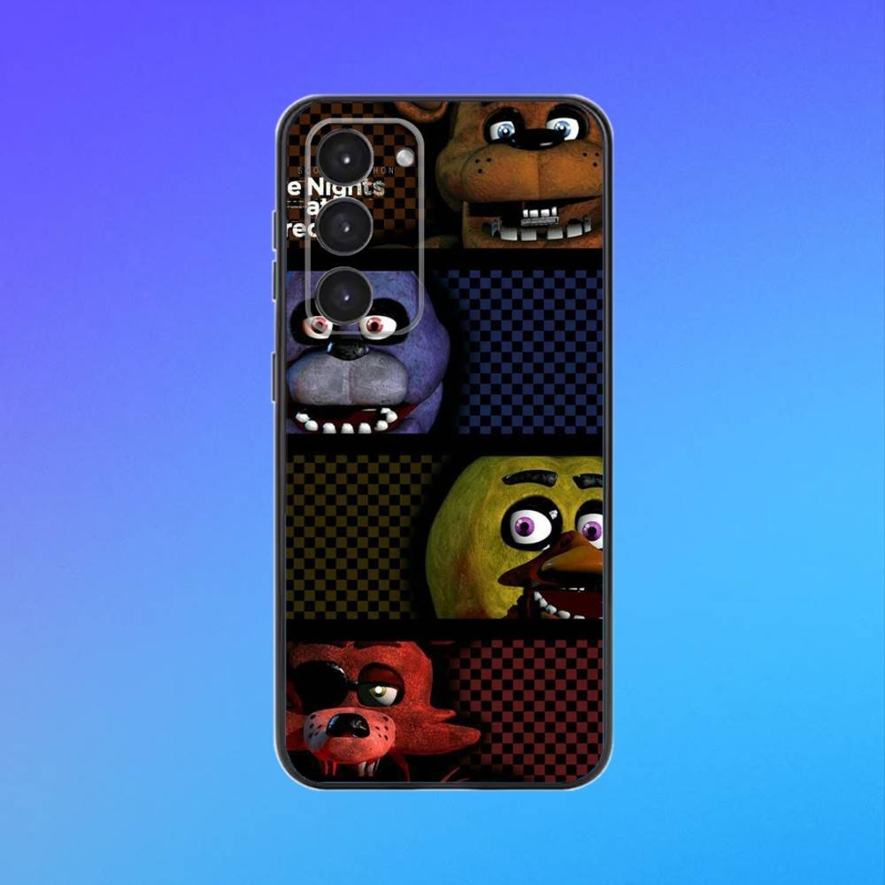 Five-Nights-At-Freddys F-Fnaf Phone Case   For Samsung Galaxy A73,A72,A71,A70,A53,A52,A51,Others Soft Black Cover